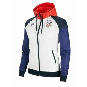 Nike Team USA Soccer Windrunner Full Zip Jacket Women's Size XXL(20-22) NEW